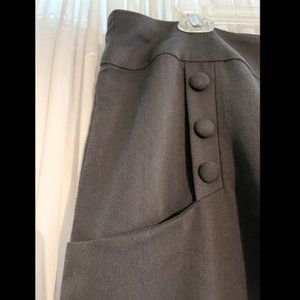 Unique Vintage Plus Size GrayWide Leg Pants